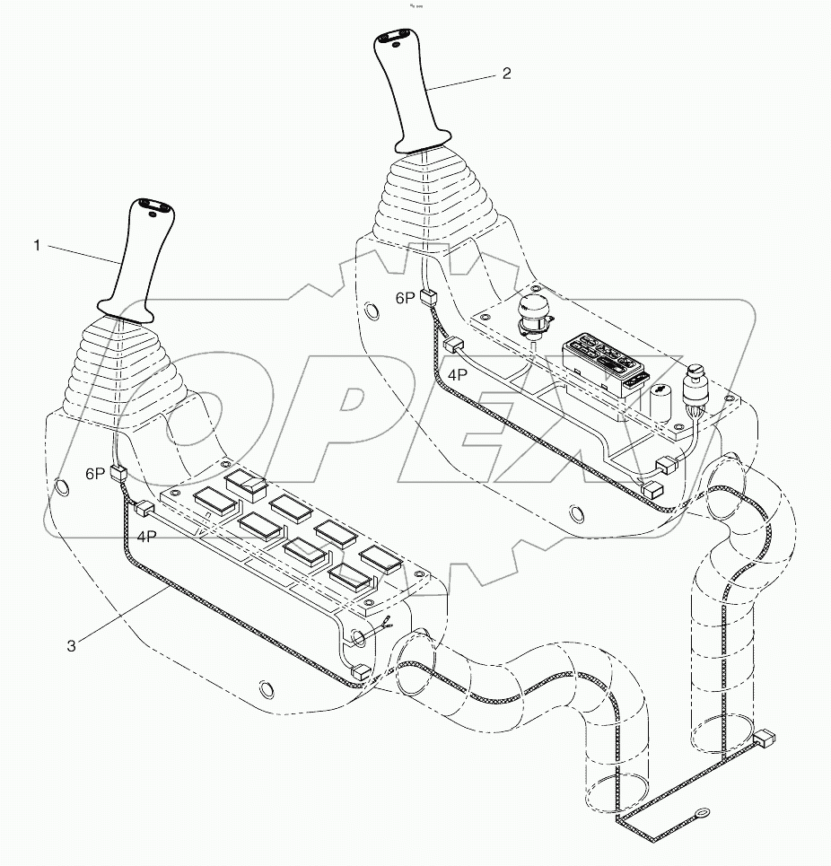 JOYSTICK VALVE ASSY - 3 SWITCH