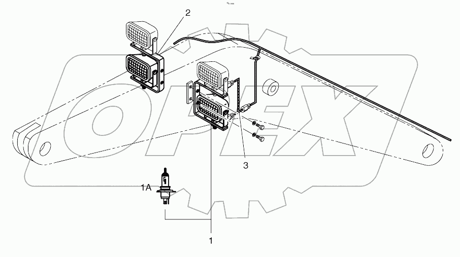  ADDITIONAL WORKING LAMP