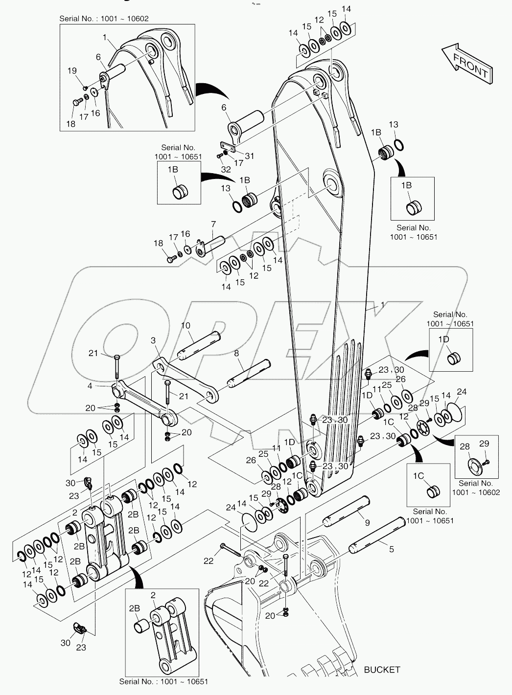  ARM - 3.25M - HEAVY DUTY