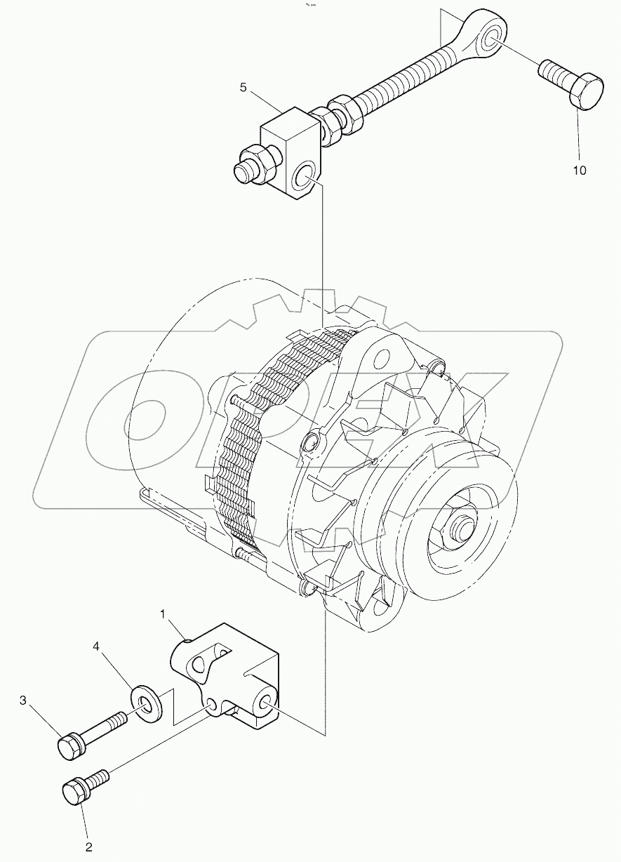  ALTERNATOR MOUNTING