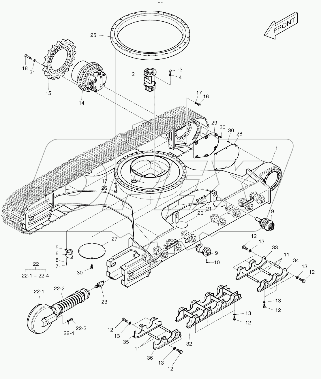  TRACK FRAME - HEAVY DUTY