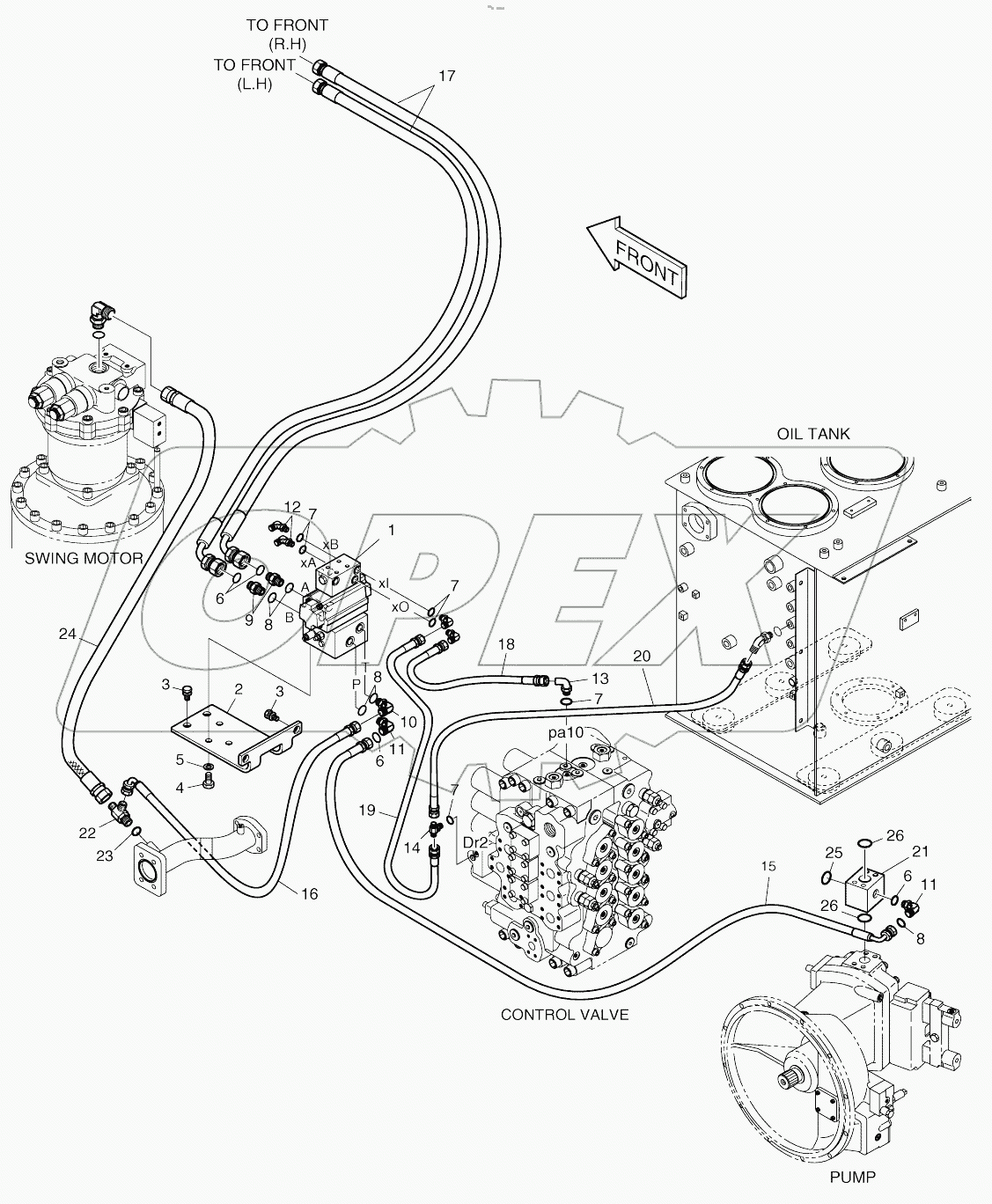  MAIN PIPING - ROTATION & TILTING