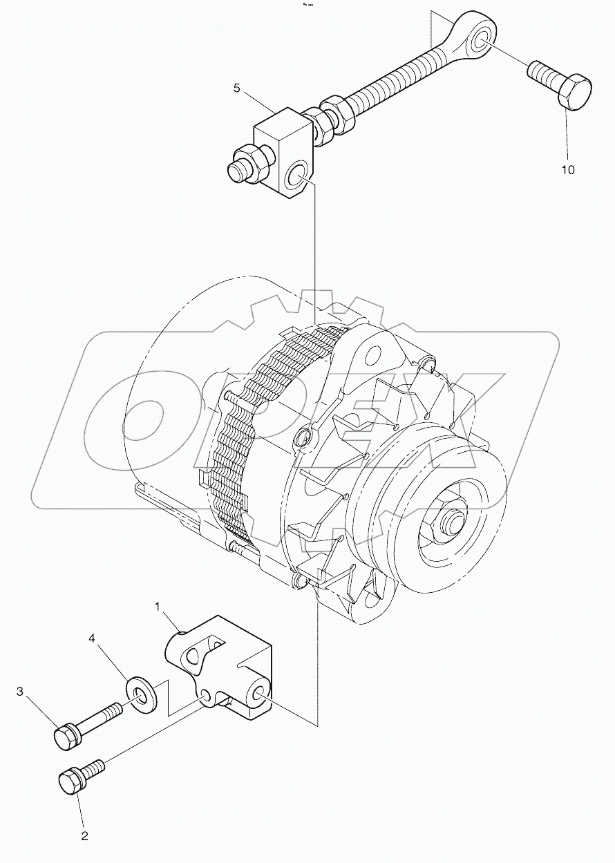  ALTERNATOR MOUNTING