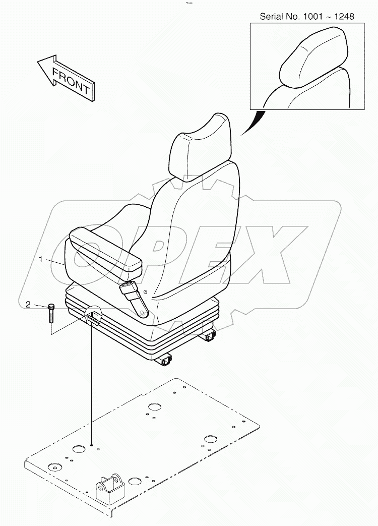  SEAT MOUNTING - EUROPE & U.S.A