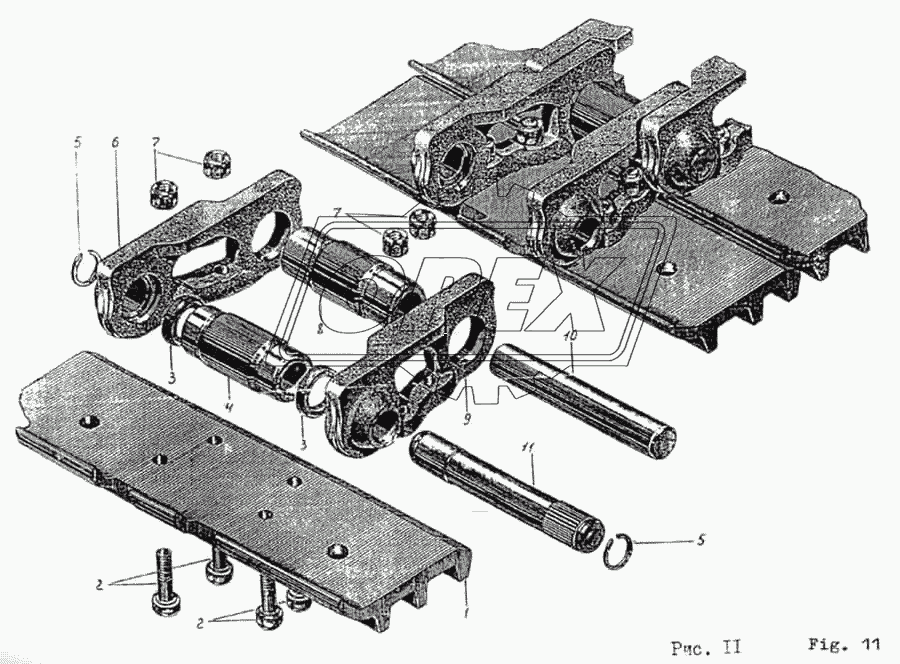 Гусеница Э0-6116-0109-0