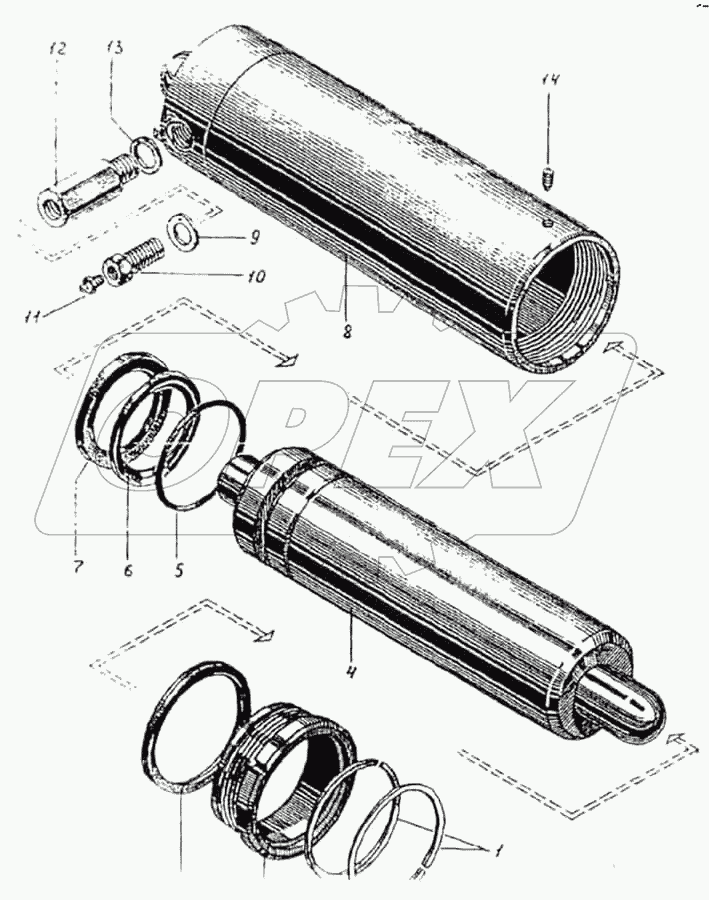 Гидроцилиндр Э0-5115-0106-0