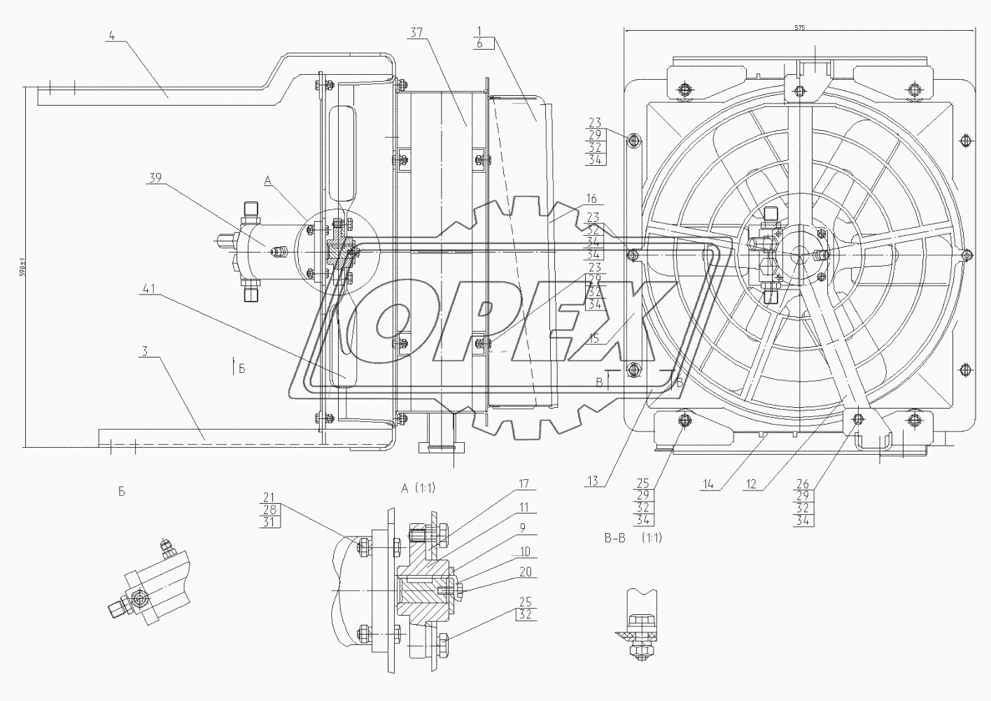 Установка маслоохладительная 160-00-40.20.000