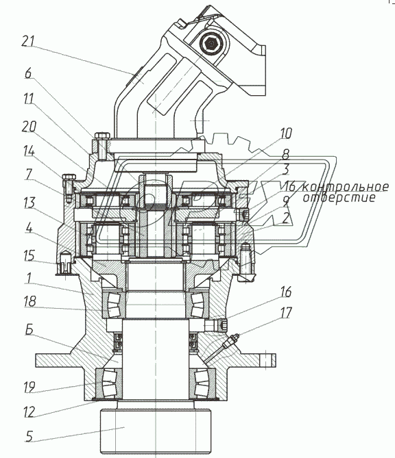 Механизм поворота 130-00-24.00.000-16