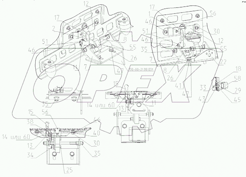  Установка замков 130-01-22.00.200