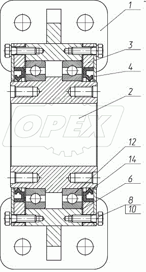  Опора промежуточная 130-25-50.00.600