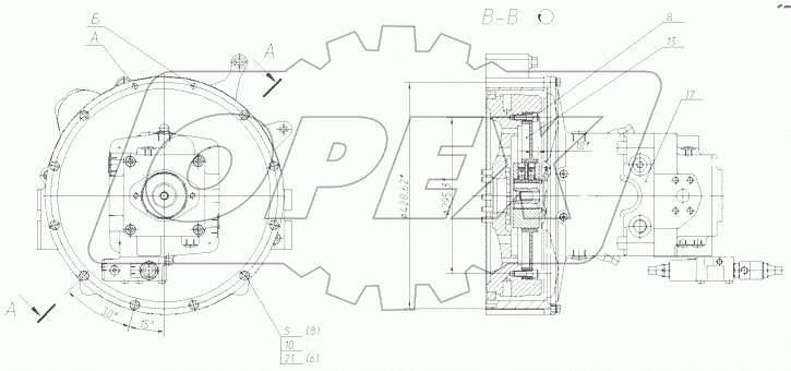  Установка насоса 160-00-28.02.000-02