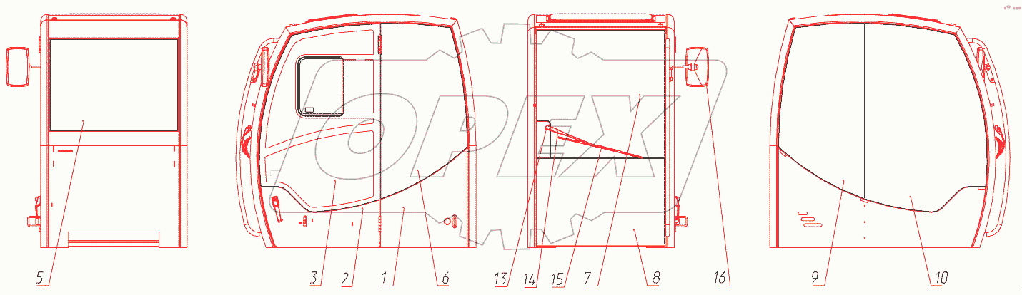  Кабина 145-00-23.00.000