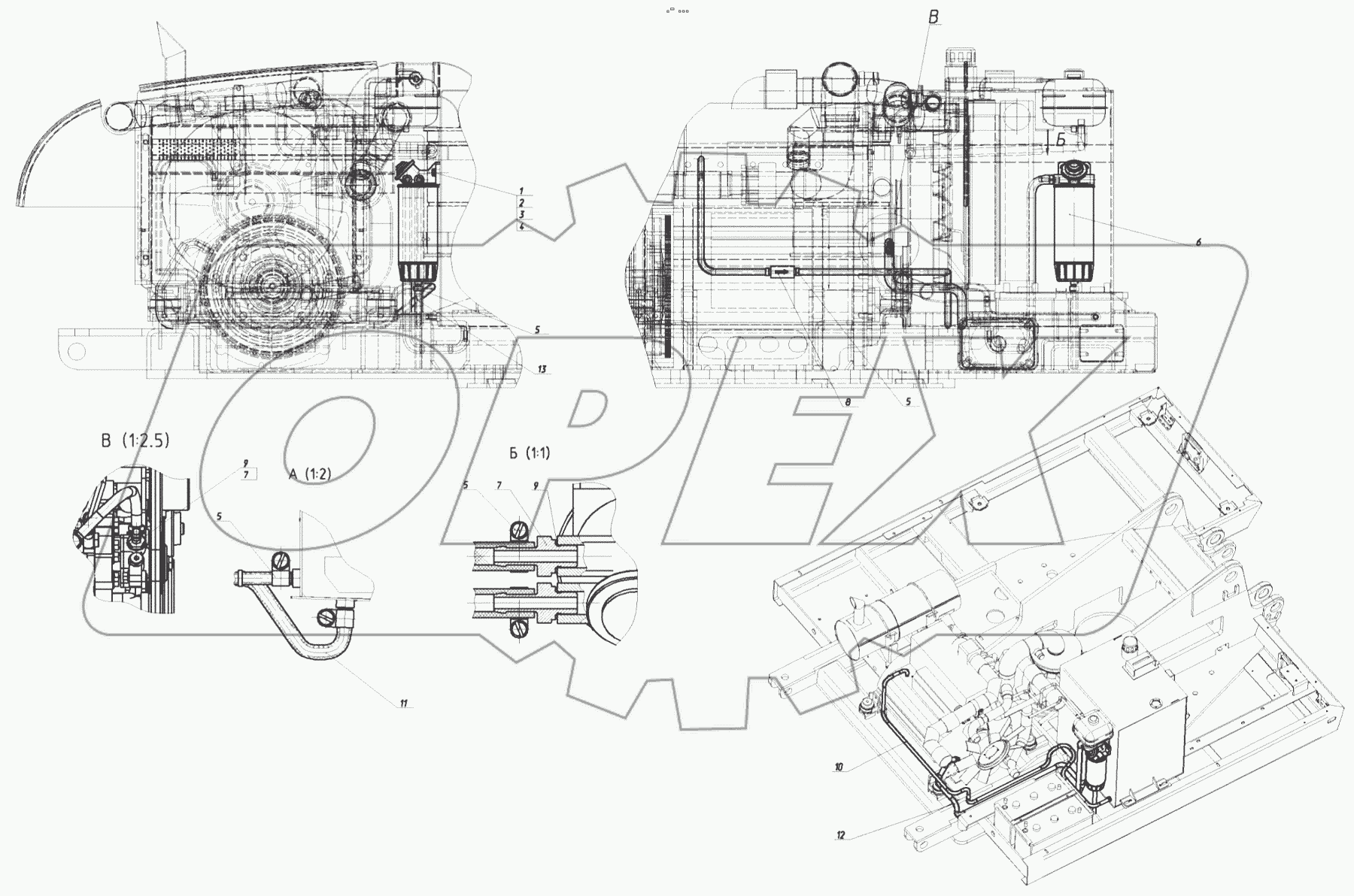  Установка топливопроводов