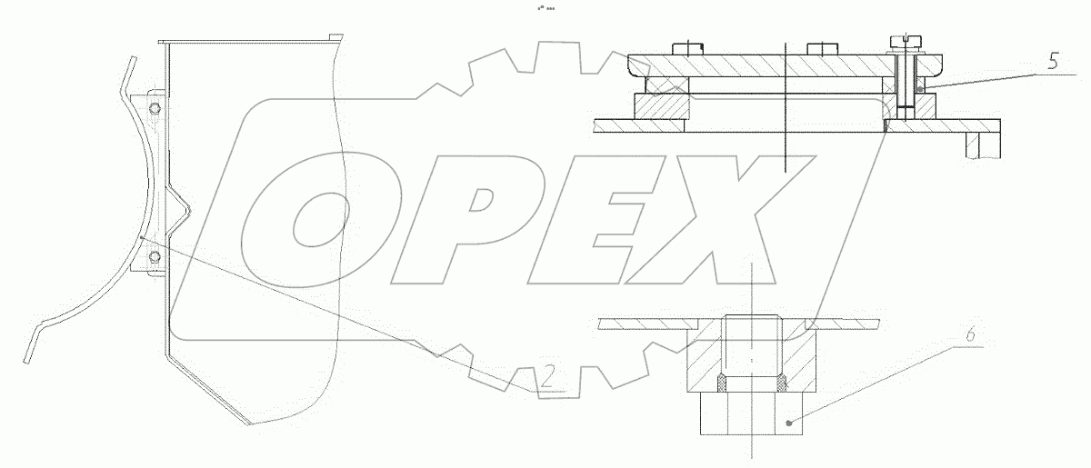  Установка бака топливного