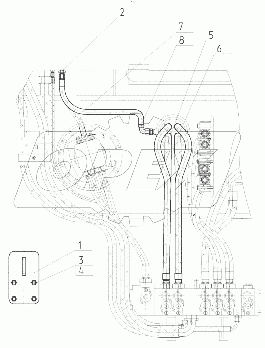  Гидрооборудование коллектора центрального
