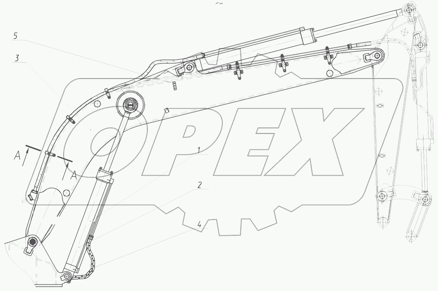  Гидрооборудование стрелы