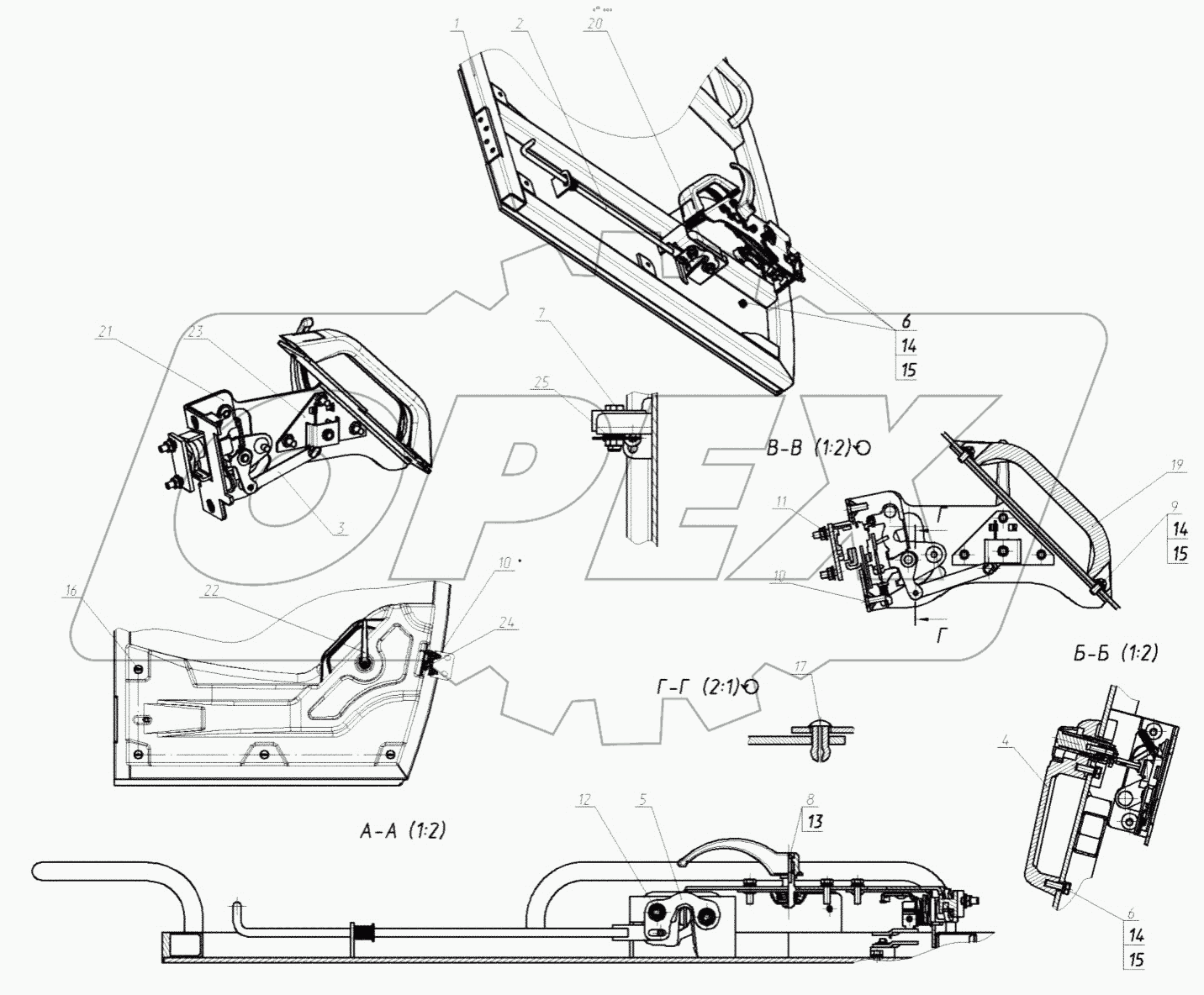  Дверь в сборе
