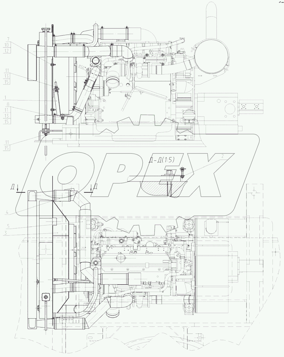  Установка блока радиаторов