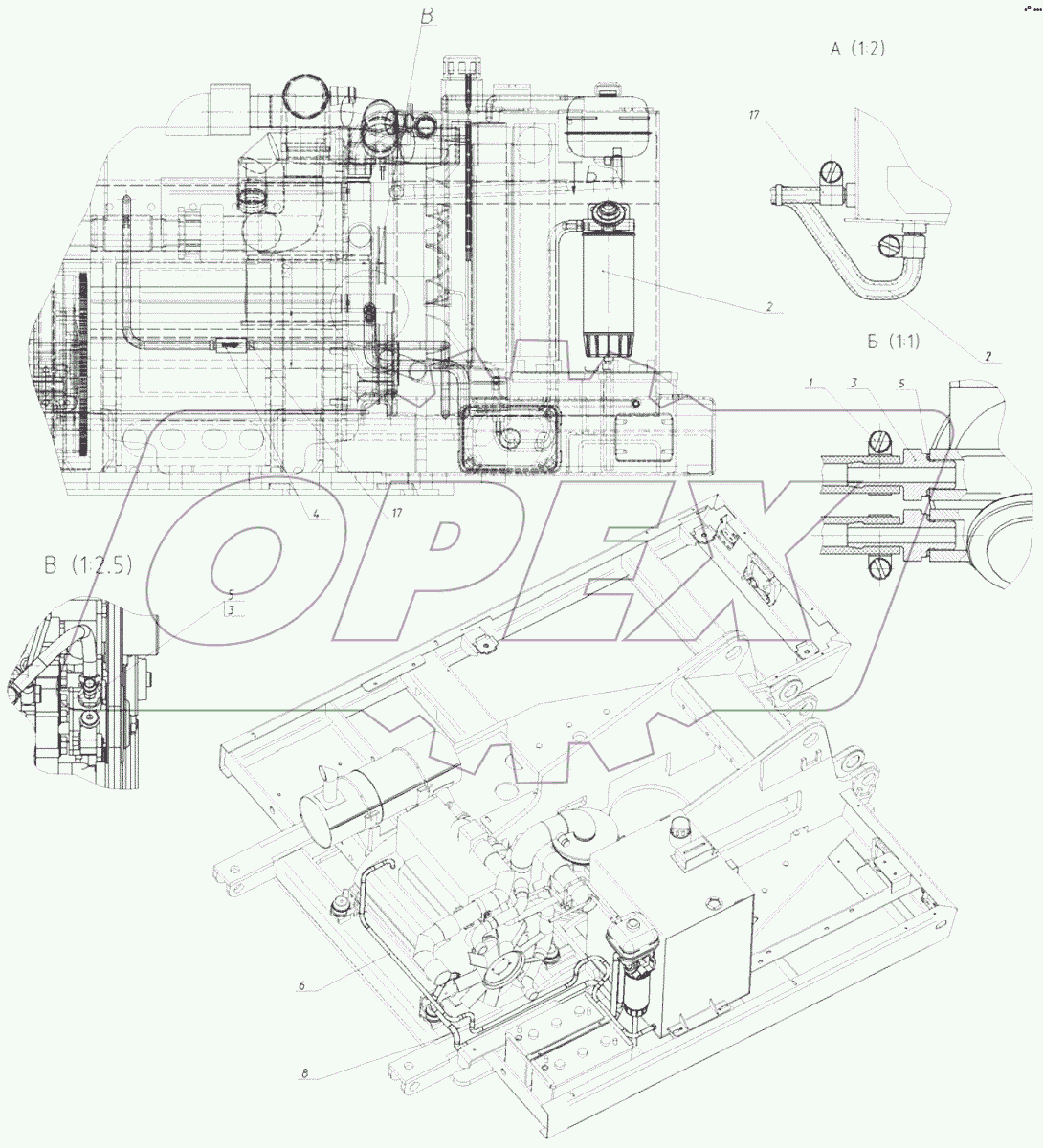  Установка топливопроводов