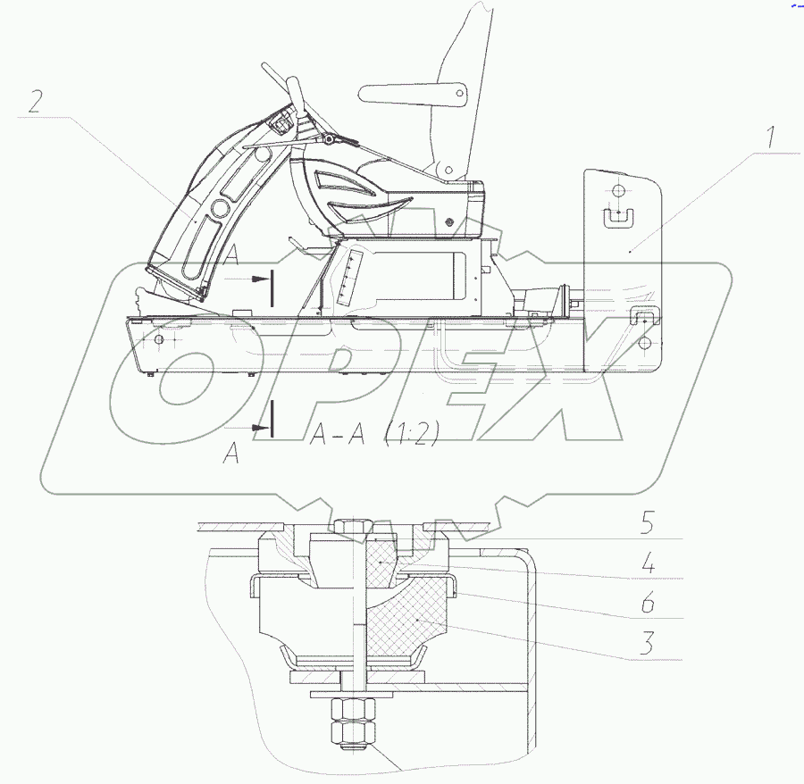  Подкабинник в сборе