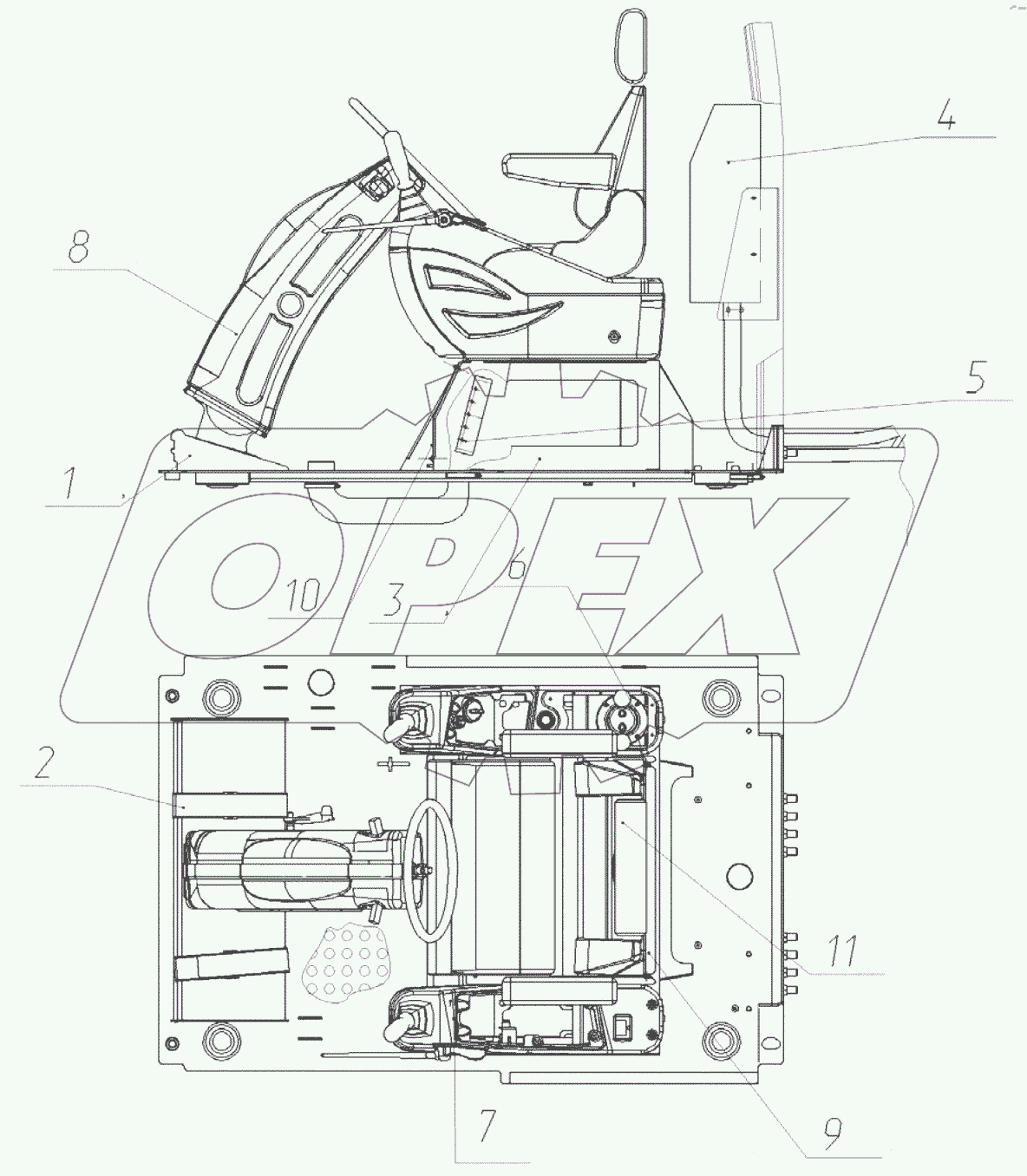  Управление экскаватором