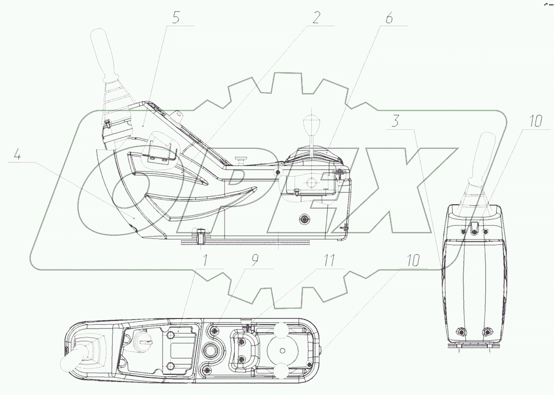  Установка пульта правого