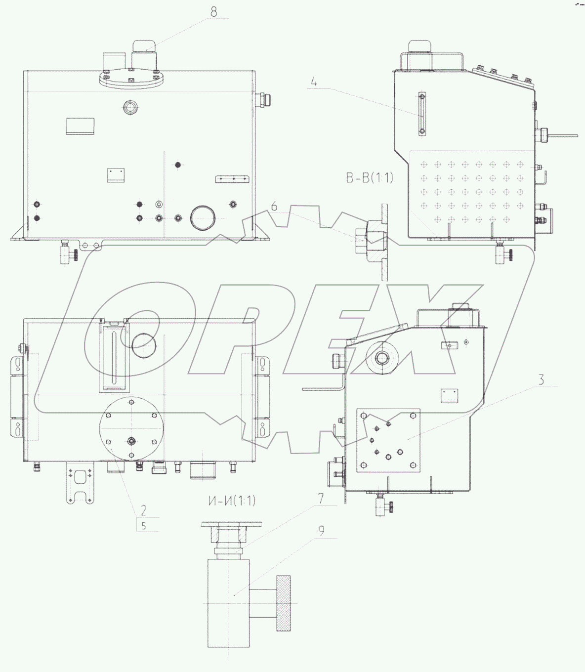  Бак гидравлический