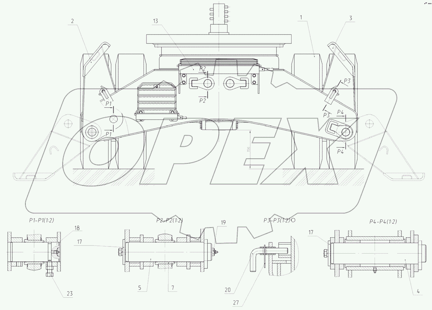  Ход пневмоколесный