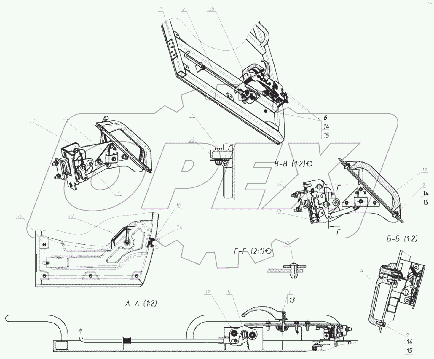 Дверь в сборе