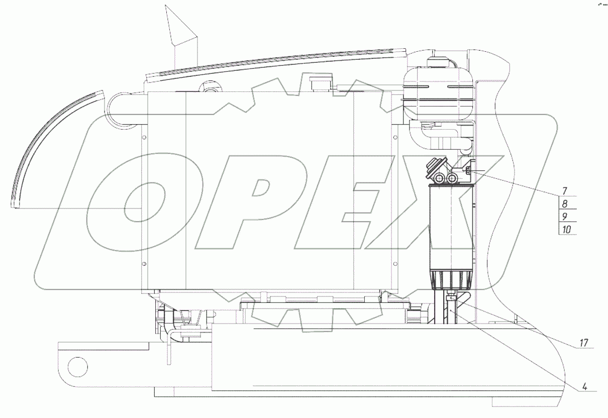  Установка топливопроводов 160-00-28.05.000