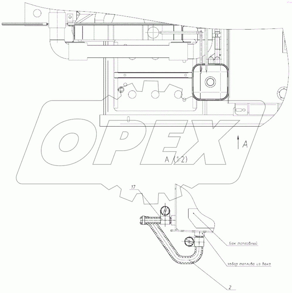  Установка топливопроводов 160-00-28.05.000
