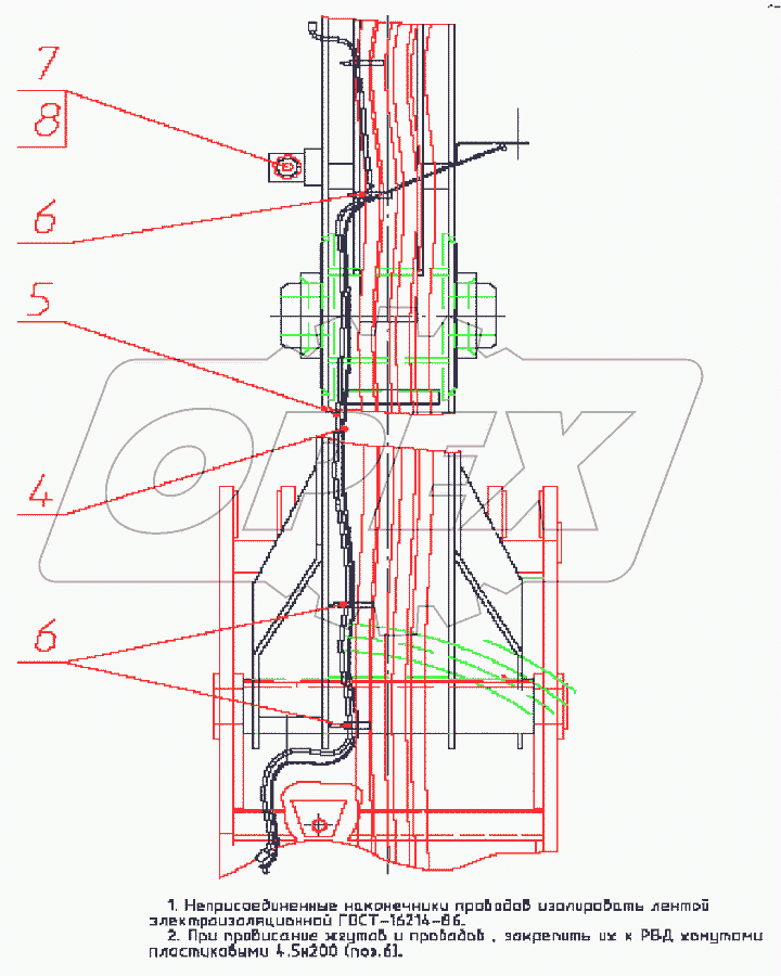  Электрооборудование стрелы 3523-02-30.10.000