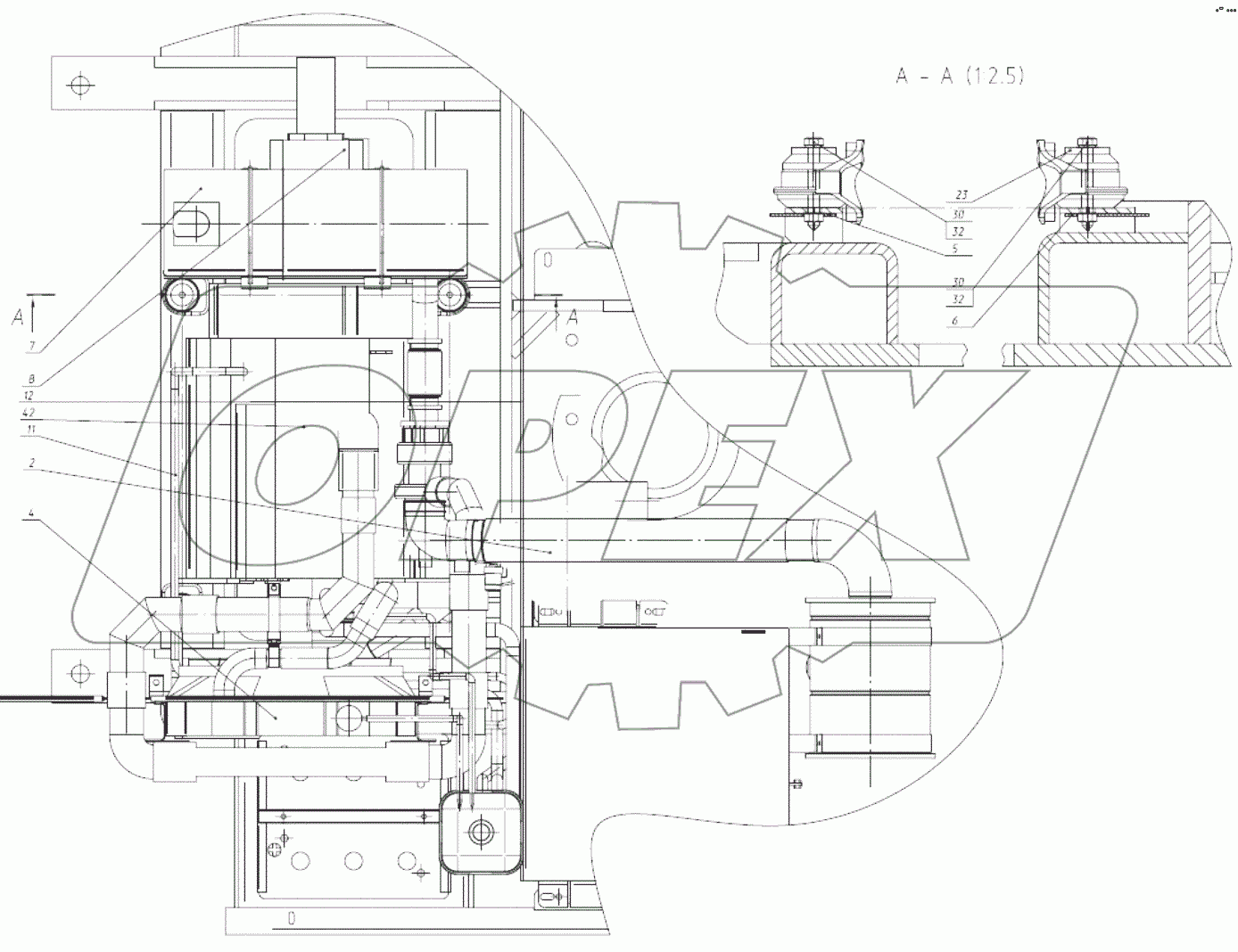  Установка силовая 3523-00-28.00.000