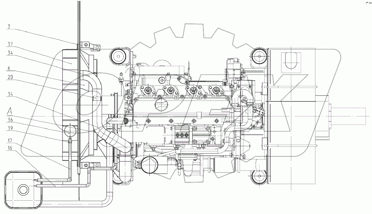  Установка радиатора 130-00-28.06.000