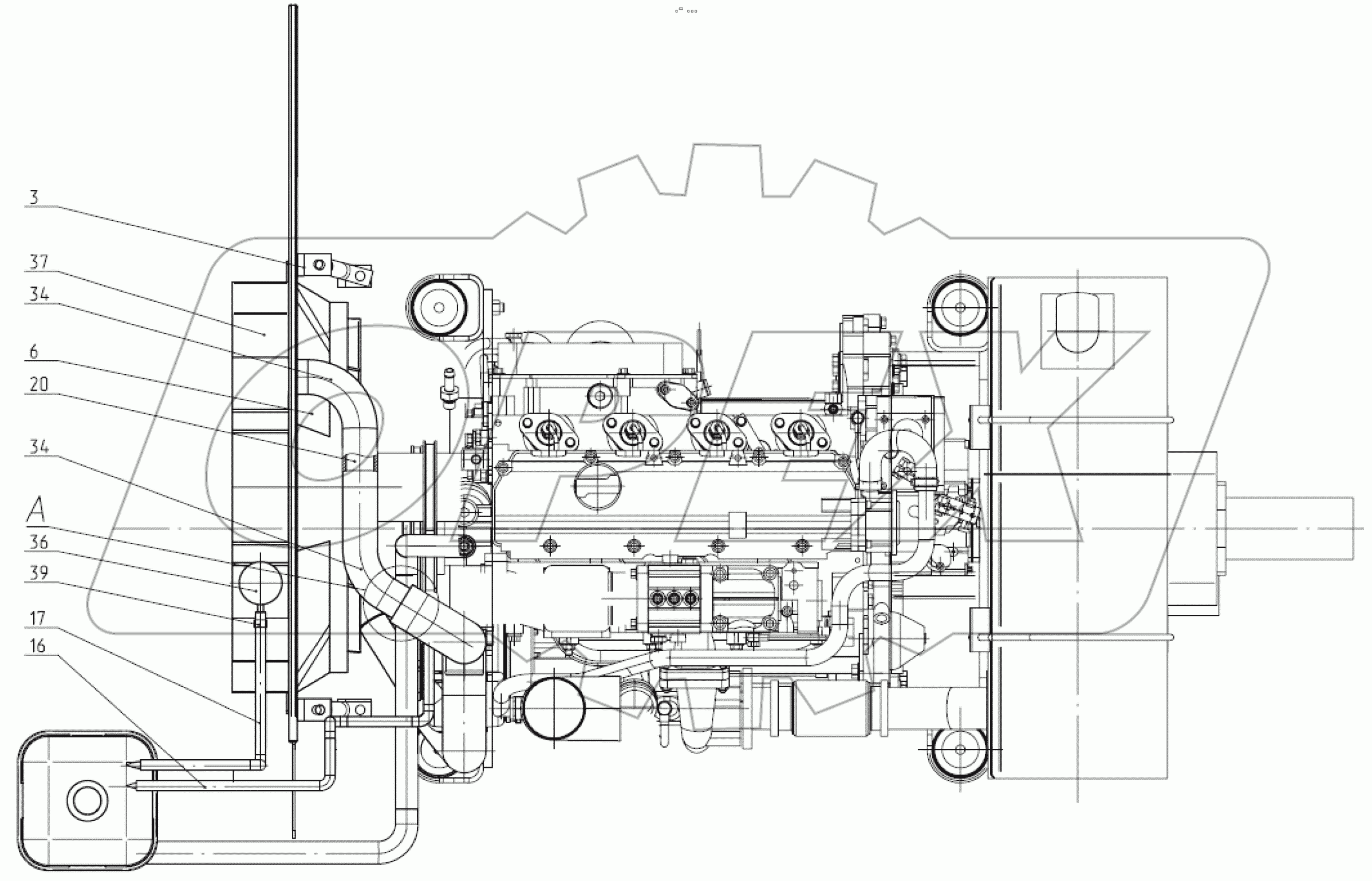  Установка радиатора 130-00-28.06.000