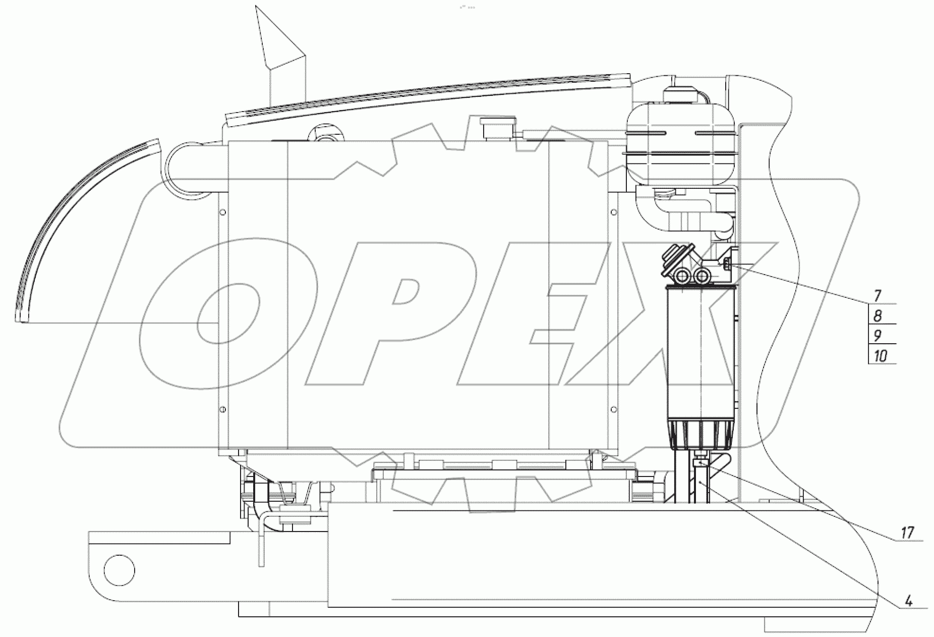  Установка топливопроводов 160-00-28.05.000