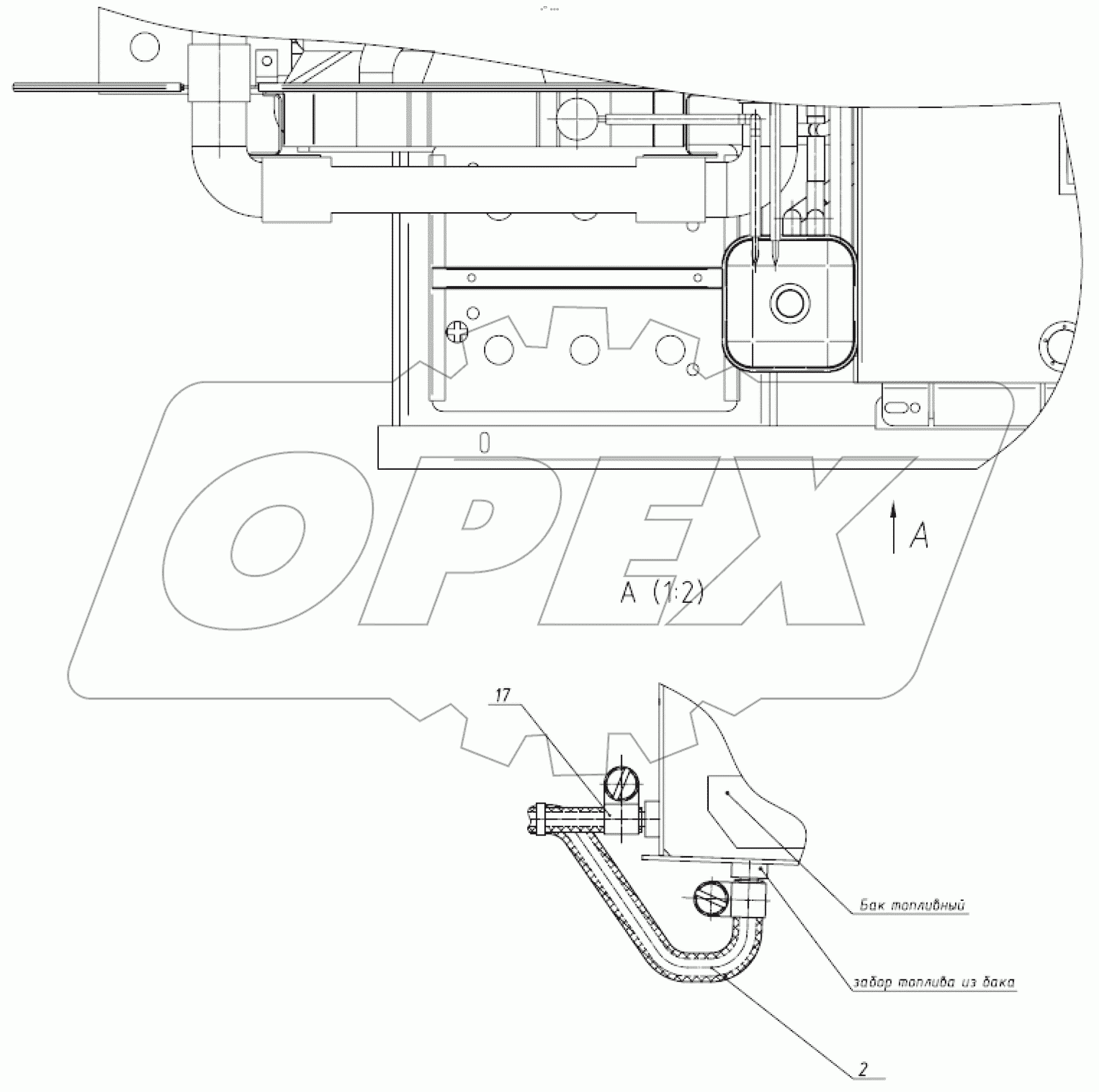  Установка топливопроводов 160-00-28.05.000