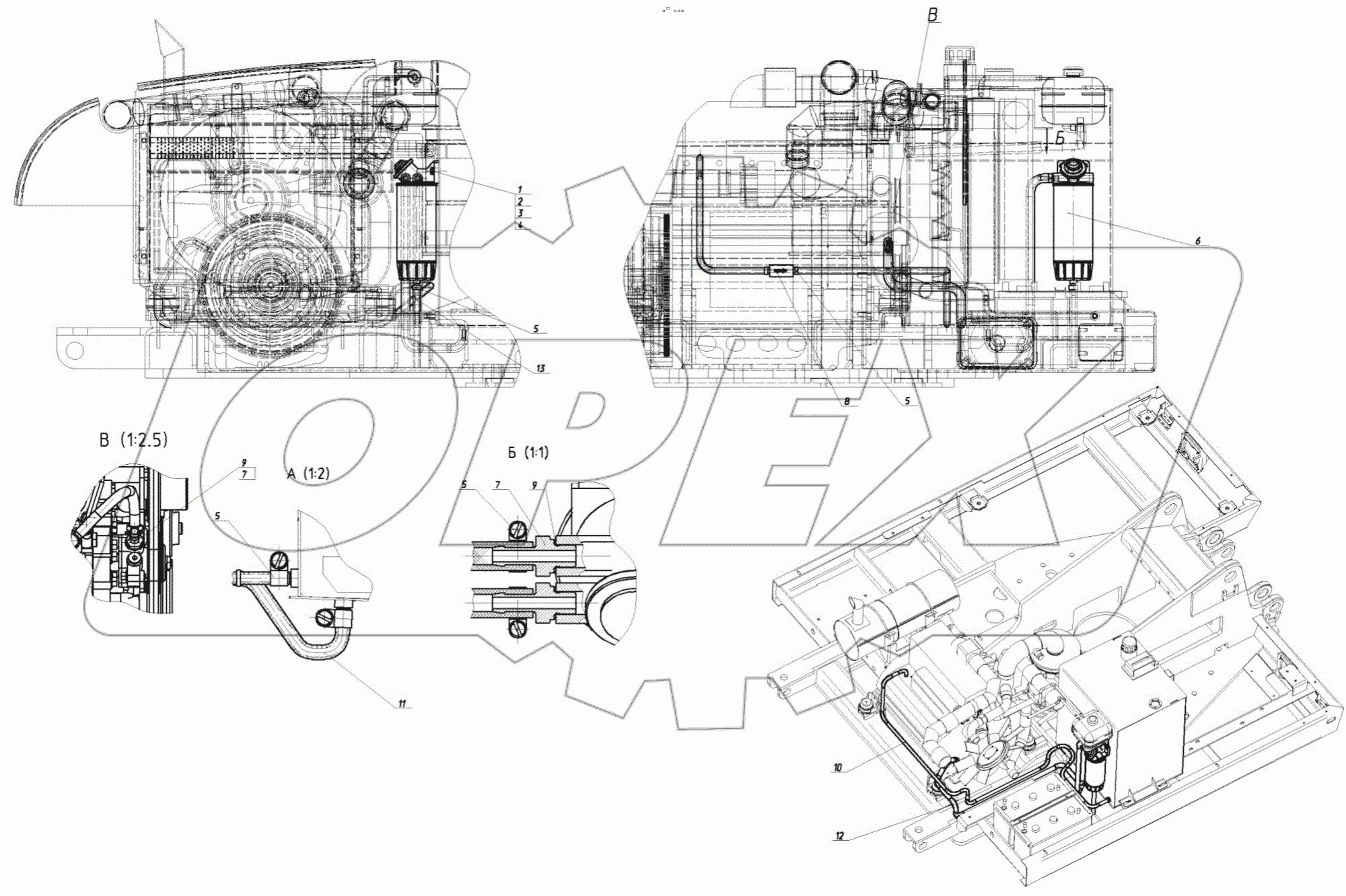  160-00-28.05.000 Установка топливопроводов