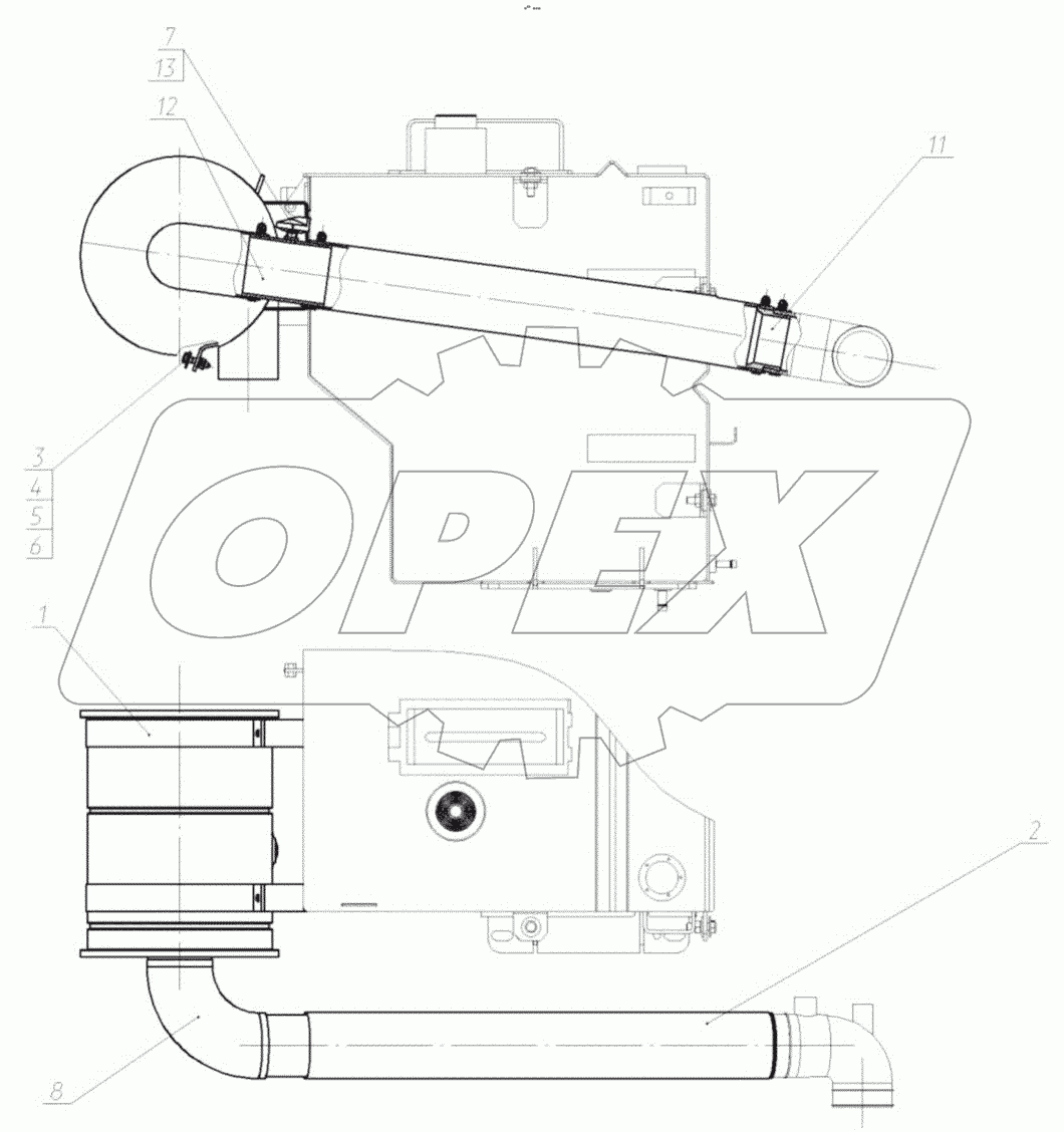  160-00-28.04.000 Установка воздухоочистителя
