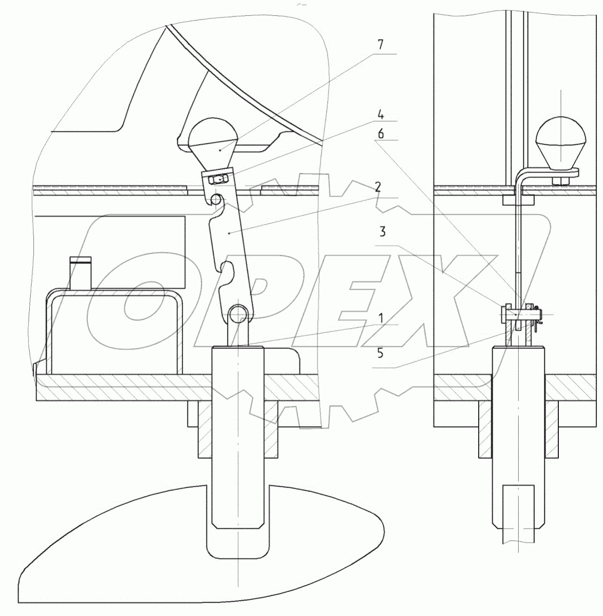  130-00-20.00.010 Установка стопора