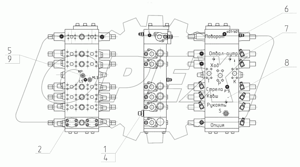  160-24-41.20.000 Сборка распределителя