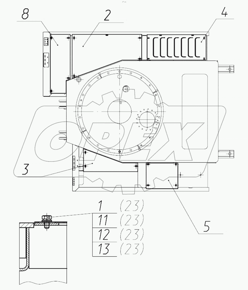 145-00-00.02.000 Установка поддонов