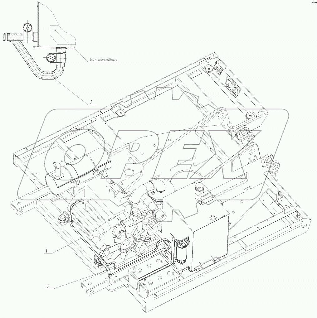  Установка топливопроводов