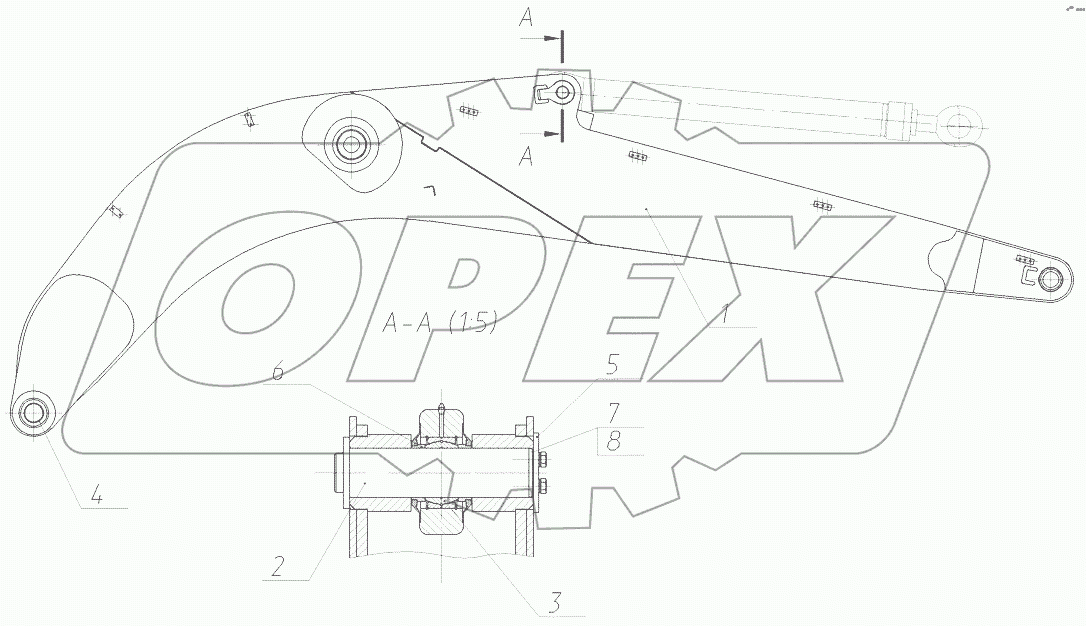  Стрела в сборе