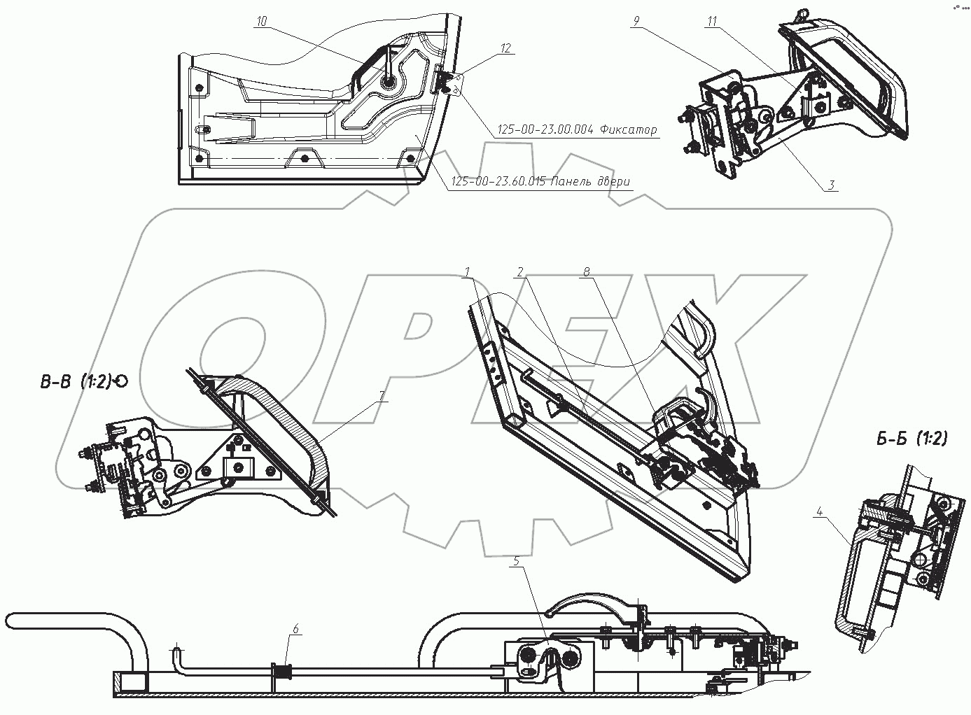 Дверь в сборе