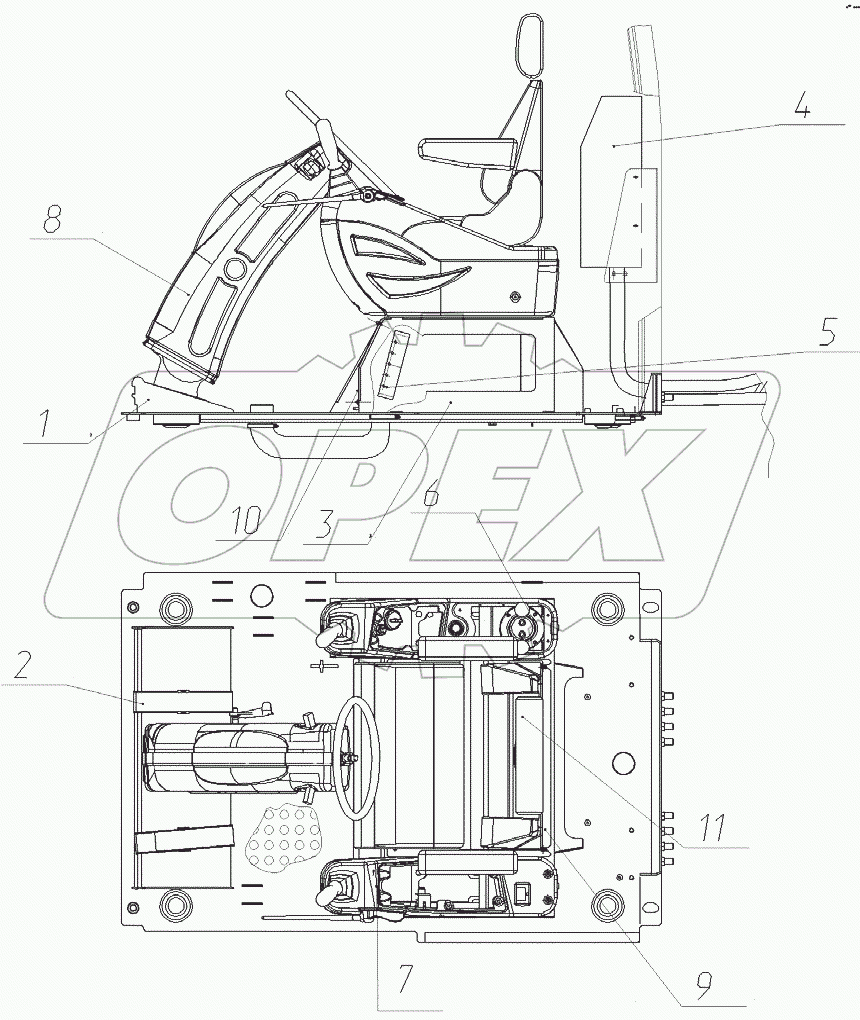  Управление экскаватором