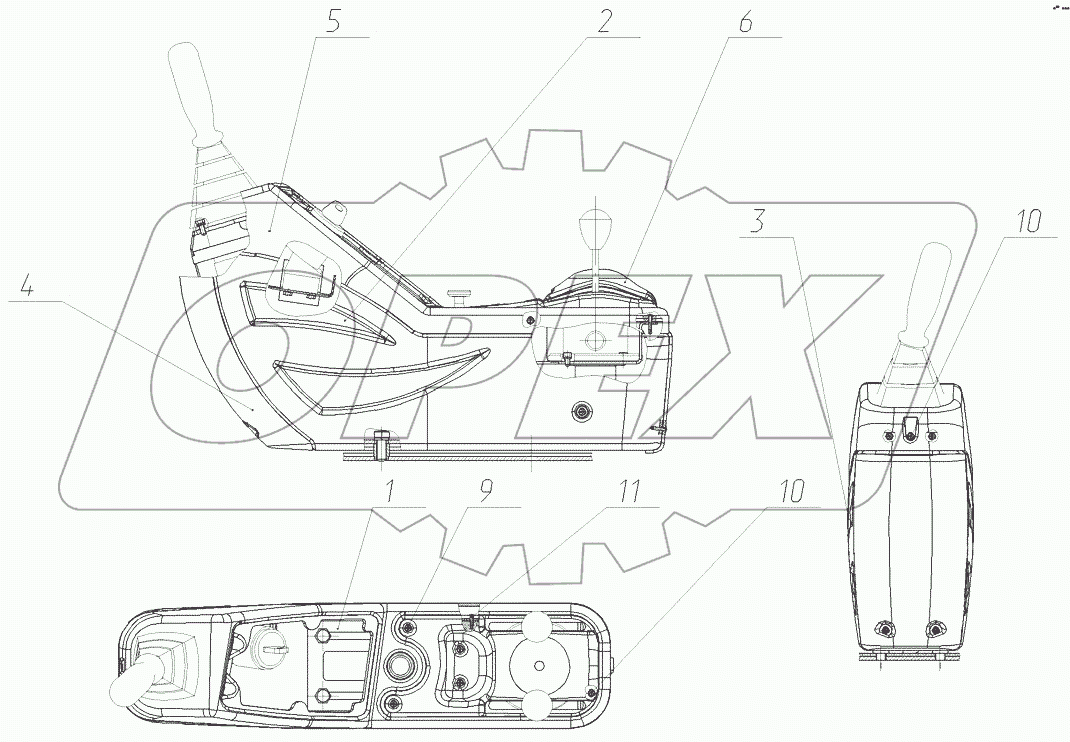  Установка пульта правого