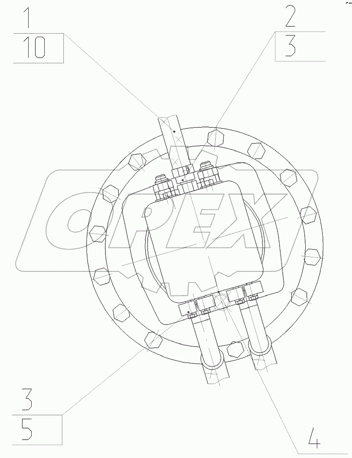  Гидрооборудование механизма поворота