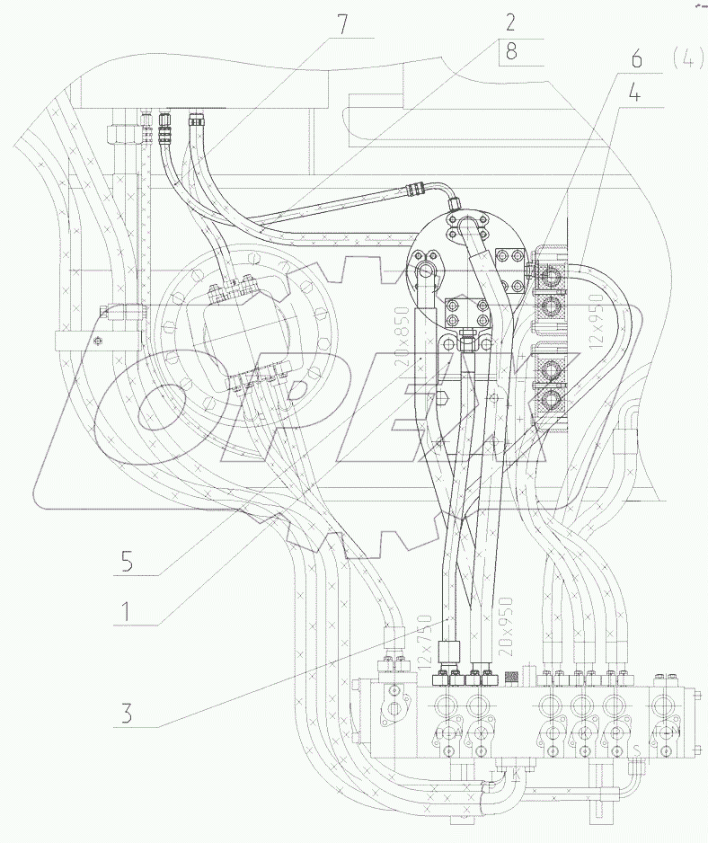  Гидрооборудование коллектора центрального