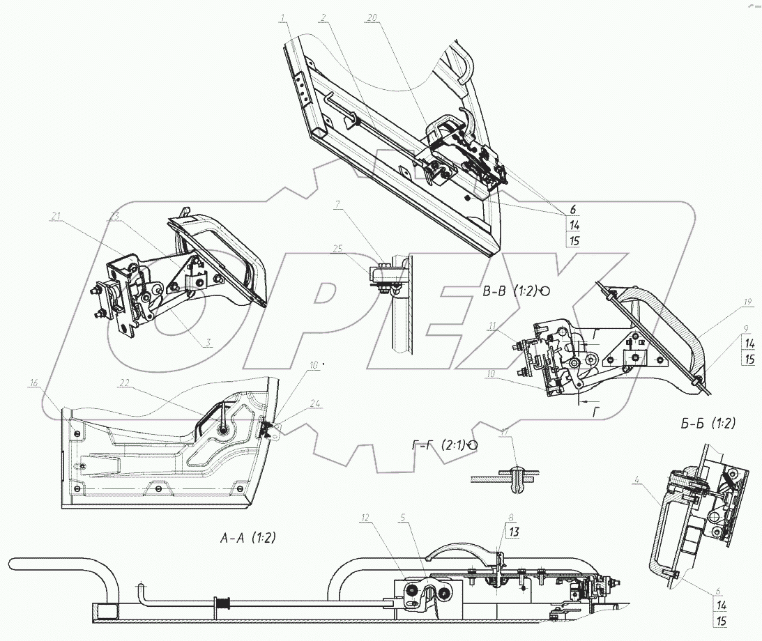  Дверь в сборе